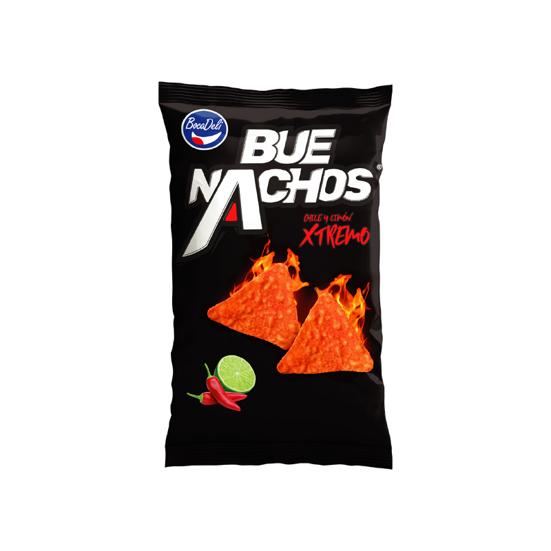 BlueNachos, Extreme Chile Lime , Jalapeño and Lime Flavored Tortilla Chips, 5.64 ounces